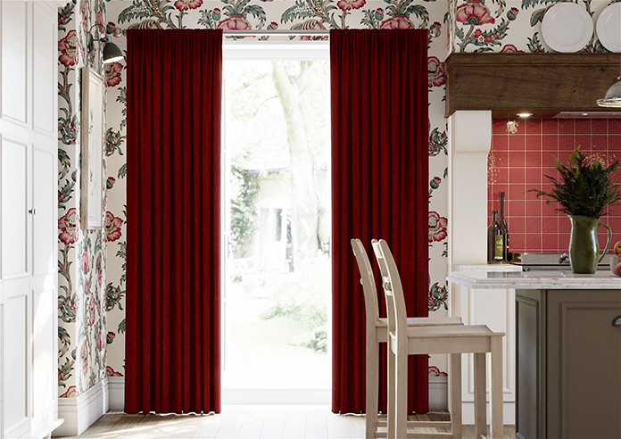 Kent, Wine - Made to Measure Curtains - Image 3